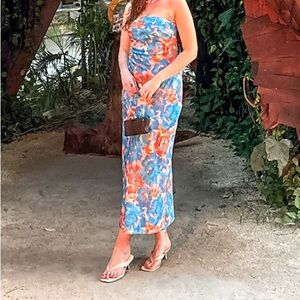 Colorful Floral Maxi Dress